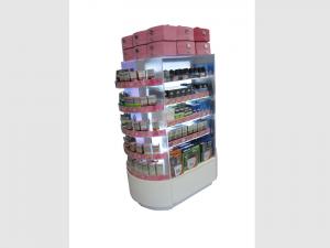 热销木制亚克力化妆品展示柜 时尚多层化妆品展示柜厂家直销